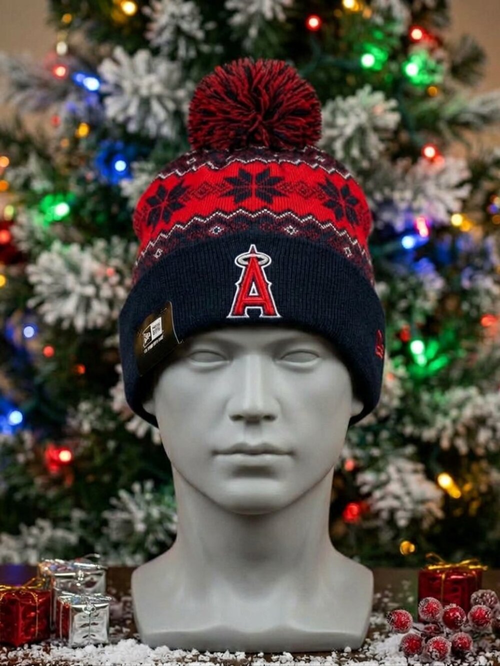 MLB Los Angeles Angels Light Up Beanie - Team Color